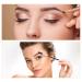 VOCOSTE Double Sided Eyebrow Brush for Women | Angled Eye Brow & Eyelash Extension Brush | Silver Tone - Perfect Eye Makeup Tool - Buy Online on GoSupps.com