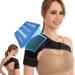 VISKONDA Shoulder Brace - Support and Compression Sleeve,Rotator Cuff Shoulder Brace for Men&Women,for AC Joint Pain Relief,Arm Stability,Injuries&Tears,Bursitis,Swelling,Tendonitis(Large)
