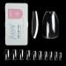 Flossy Soft Gel Coffin Shape Nail Tips - 600pcs Short Length Full Cover Pre-shaped Extensions for DIY False Nails - Buy Online on GoSupps.com