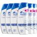 Head & Shoulders, Classic Anti-Dandruff Shampoo, Cleanses and Moisturizes Hair and Scalp, Pack of 6x285ml