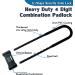 4 Digit Combination Padlock Heavy Duty Anti Theft U-Shape Security Code Lock with Adjustable Shackle for Bicycles  E-Bike Mountain Bike Glass Door Gates Shed  Fence  Adjustable Range 175-330mm 3X-Large(16.33*4.52") Black-U5 - Buy Online on GoSupps.com