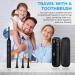 MOPIKO Travel Electric Toothbrush Kit - Sonic Rechargeable Toothbrush for Adults, Teens & Kids - Smart Whitening Power Toothbrush with USB-C (Black) - Buy Online on GoSupps.com