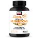 Force Factor Modern Mushrooms Capsules, Mushroom Supplement with Lions Mane, Turkey Tail, & Cordyceps to Support Energy, Focus, Immunity, & Digestion, 90 Vegetable Capsules 90 Count (Pack of 1)