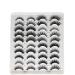 Hipeya 20 Pairs False Eyelashes 20 Styles Mixed Pack Cat Eye Fluffy Eyelashes Pack 3D Volume Multi Layers Insensibility Faux Mink Lashes Packs for Daily Party Show Drama 20-style20pairs