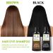 Black Hair Shampoo Temporary Instant Hair Dye Maintain for Men and Women Black Color Hair Dye Coloring in Minutes Natural and Long Lasting Colour Hair Dye Shampoo Easy to Use (Black) - Buy Online on GoSupps.com