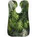 Tropical Plant Leaves Beard Bib Apron - Hair Catcher for Men | Perfect Gift for Dads & Husbands | Premium Beard Bib with Suction Cups - Buy Online on GoSupps.com