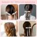 6Pcs Satin Ribbon Hair Bows for Women with Tassel Bowknot - Long Tail Hair Barrettes in White, Black, Beige - Buy Online on GoSupps.com