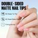 TOMICCA 180PCS Short Square Soft Gel Nails Tips - Matte Finish, 3 in 1 Base Coat, Pre-colored Press On Nail Tips for Nail Art Extensions - Pink - Buy Online on GoSupps.com