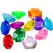 jollylife 36PCS Acrylic Diamond Gems Jewels Pirate Treasure Chest Hunt Party Favors 25 Carat