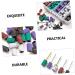 3 Sets nail polish set nail polishing band fine sanding bands for nail drill manicure band nail kits fine grit sanding bands for nail drill nails kit nail bit alloy mandrel frosted - Buy Online on GoSupps.com