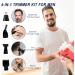 Yuehuam 4 in 1 Men's Grooming Kit - Rechargeable Beard Trimmer Electric Razor & Hair Remover for Eyebrows Ears & Nose - Buy Internationally - Buy Online on GoSupps.com