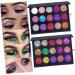 POPETPOP 2pcs 15 Colors Lustre Pearly Eye Matte Pallet Combination Makeup Cosmetic Shadow 1 count (Pack of 1) As Shownx2pcs - Buy Online on GoSupps.com
