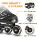 TANOSHII Inline Skates | Light Up Wheels | 4 Size Adjustable Roller Blades for New Skaters | Women Men Boys Girls | Large-Youth&Adult (4.5-7.5US) - Buy Online on GoSupps.com