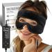 Sinus Pressure Relief Mask with Vision Opening for Sinus Tension Headache with 3 Heat & 5 Auto-Off Timer Settings Moist Heat Futuristic Heated Face Mask for Sleep Aid and Stress Relief