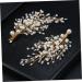 DOITOOL 1 Pair Pearl Hairpins Wedding Headdress Bridal Hair Accessories Hair Clips Wedding Headpiece for Bride Pearl Hair Accessories Flower Hairpins Bride Hairpins Modeling Headgear Beads - Buy Online on GoSupps.com