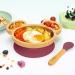 Vinsani Baby/Toddler Mouse Bamboo Plate & Spoon Set | Red Stay-Put Suction Design, BPA-Free - Buy Online on GoSupps.com