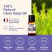 Kukka Clary Sage Essential Oil - 100% Natural Oil for Skin, Hair Growth & Aromatherapy - 10 ml - Buy Online on GoSupps.com