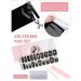 TOROKOM Semi-Cured Gel Nail Strips - Long Lasting Black Moon Ombre Nail Wraps with Cuticle Stick Nail File & Wipes - UV/LED Lamp Required - Buy Online on GoSupps.com