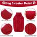 Cozy Knitted Dog Sweater - Warm Turtleneck Wool Coat for Small & Medium Pets | Winter Clothing for Chihuahua Bulldog & More - Buy Online on GoSupps.com