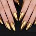 Holographic Mirror Nail Powder | Chrome Gold Effect Metallic Dust for Nail Art Decoration - Buy Online on GoSupps.com