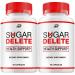 Sugar Delete Capsules SugarDelete Sugar Optimizer Advanced Supplement All Natural Formula to Maintain Healthy Levels Maximum Strength Sugar Delete Reviews (2 Pack - 120 Capsules)