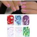 Nail Glass Paper Non-toxic Nail Art Cellophane Safe Eco-friendly 6 Box Lightweight Portable Fashionable for Home Use Professional Nail Salon - Buy Online on GoSupps.com