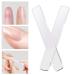 PrettyDiva Glass Nail Shiner - 2PCS/Set Nano Glass Nail Files and Buffer for Adult Kids Crystal Clear Nail Shiner Polisher for Natural Fingernails Toenails