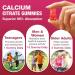 Calcium Citrate Gummies 1200mg - Sugar-Free Chewable Supplement for Women & Men with Bone Muscle & Immune Support - Raspberry Flavor 60 Count - Buy Online on GoSupps.com