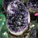 Natural Crystal Rough 1000g Natural Crystals Cluste Amethyst Cluster Geode from Uruguary Amethyst +Wood Base - Buy Online on GoSupps.com