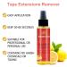 Tape Extensions Remover- Lace Glue Remover - Citrus Flavor Tape in Extension Remover Spray for Hair Replacement Lace Front Wig Poly Hairpieces Toupee Hair Systems Bonding (118mL) - Buy Online on GoSupps.com