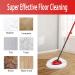 4 Pack Spin Mop Replacement Head - EasyWring Refills for Triangle Spin Mop | Microfiber Cleaning Mop for Floors - Includes Rotating Base | 4 Pack White - Buy Online on GoSupps.com