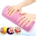 Nail Pillow Hand Rest - Washable PU Leather Armrest for Manicure Techs | Pink Nail Art Tool - Buy Online on GoSupps.com