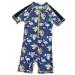 BONVERANO Baby Boy One Piece Long-Sleeved Clothing UV Protection 50+ Swimsuit with One Zip Koala 3 Months