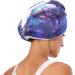 Two Whales Playing in Space Hair Towel 2 Pack - Super Absorbent Quick Dry Hair Turbans with Button Twisty Wrap for Women & Girls | International Shipping Available - Buy Online on GoSupps.com