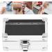 Nail Drill Bits Container Nail Drill Bits Holder Dustproof Multi-hole Transparent Flip Cover Locking Design for Salon (Silver) - Buy Online on GoSupps.com
