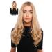 Lullabellz Thick Curly Clip In Hair Extensions 16-Inch Length California Blonde