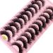 HBZGTLAD 10 Pairs Natural Thick 3D Mink False Eyelashes - Long Makeup Lashes for Beauty & Extension (W024) - International Shipping Available - Buy Online on GoSupps.com