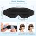 3D Sleep Mask for Men & Women | 100% Light Blocking Eye Mask with Adjustable Straps | Comfortable Travel Napper & Eyelash Extension Friendly - Buy Online on GoSupps.com