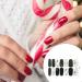 dijiusidy Nail Art Stickers Self-Adhesive Fingernail Decal with Strap Glue DIY Art Decor Full Cover Manicure Kits for Women Girls YMX223 - Buy Online on GoSupps.com
