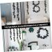 Zerodeko 4 Pcs Black Rose Vine Black Floral Garland Green Home Decor Silk Rose Garland Goblincore Room Decor Artificial Flower Garland Artificial Rattan Silk Flower Household - Buy Online on GoSupps.com