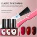 Red Gel Nail Polish Set Glitter Dark Red Burgundy Cherry Red Gel Polish Sets Soak Off LED/UV Lamp Manicure Long Lasting Nail Varnish Kit for Christmas Women Nail Art Salon DIY Home - Buy Online on GoSupps.com