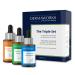 DERMAWORKS Skin Care Set - Vitamin C Face Serum Retinol Serum & Hyaluronic Acid Serum Serum for Face Anti Aging Skin Care Set - Brightening Dark Spot Correcting Acne Treatment Facial Serum
