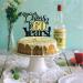 Xsstarmi 1 Pack Cheers to 60 Years Cake Topper Black Glitter Sixty Years Old 60th Birthday Cake Pick Decorations for 60th Birthday Wedding Anniversary Party Supplies 60th Black - Buy Online on GoSupps.com