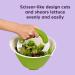 Chef'n SaladShears Lettuce Chopper - White | Effortlessly Cut and Chop Lettuce for Fresh Salads - Buy Online on GoSupps.com