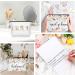 63 Pcs Bride Proposal & Bridesmaid Gifts Set - Bridal Shower Cosmetic Makeup Flowers in White Green Silver - Buy Online on GoSupps.com