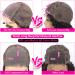 Aaliweya 5x5 HD Lace Closure Human Hair Wig Body Wave 22 inch - Natural Black - Pre Plucked with Baby Hair - 150% Density - Buy Online on GoSupps.com