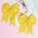 2 Pack 6 inch Bow Hair Clips Large Hair Bow Hair Barrette Clips for Women Girls Yellow Hair Bow - Buy Online on GoSupps.com