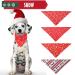 Dog Bandanas 4 Pack Dog Christmas Bandana Classic Buffalo Plaid Pets Scarf Triangle Bibs Neckerchief Set Pet Costume Accessories Decoration for Small Medium Large Dog and Cats 4PC Xmas - Buy Online on GoSupps.com