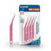 One Drop ONLY - 8 Blister interdental brushes 0.4mm (size XS) / Interental Brush for intermediate tooth cleaning / best oral hygiene through dental brushes 8 pieces (1 Pack) pink