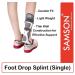 Ankle Foot Drop Splint Support | Lightweight Orthotics for Stroke MS & Hemiplegia - Men & Women - Improve Walking Ease (Left - Buy Online on GoSupps.com